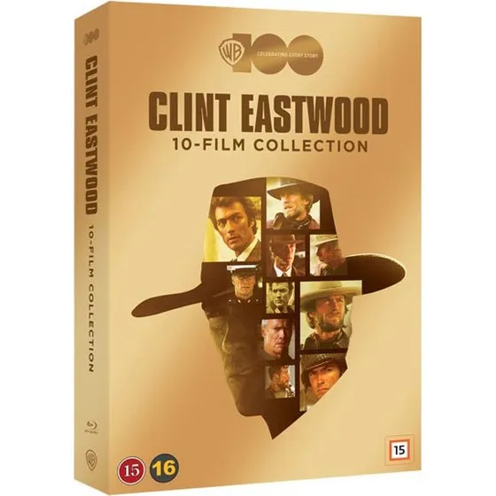 Warner 100: Clint Eastwood 10-Film Collection (Blu-ray, Begrænset)
