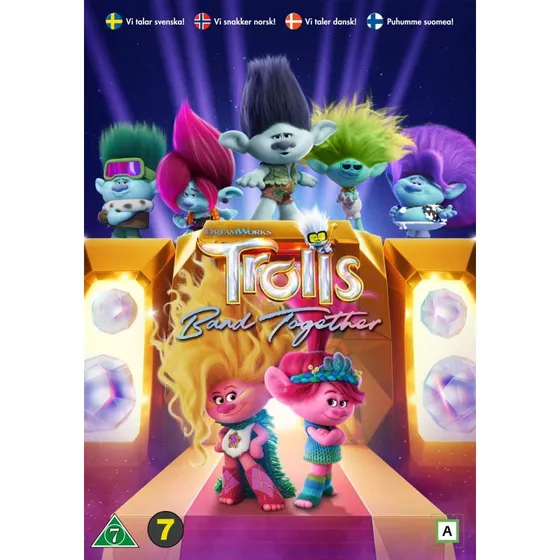 Trolls 3 - Sammen som et band (DVD)