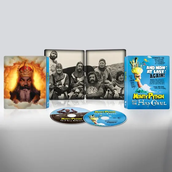 Monty Python: And the Holy Grail (4K UHD + Blu-ray, Limited Steelbook)