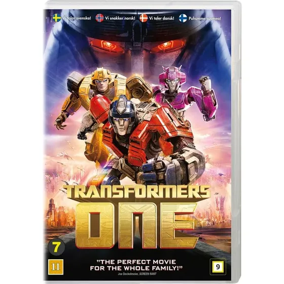 Transformers One DVD