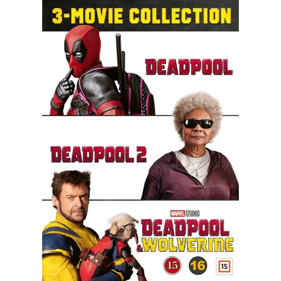 Marvel Deadpool: 3 Movie Collection (3 DVD)