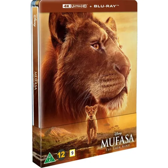 Disney Mufasa: Løvernes Konge - Steelbook (4K Ultra HD + Blu-ray)