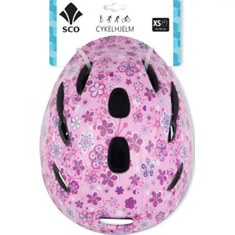 SCO Cykelhjelm – Blomster 44–50 cm