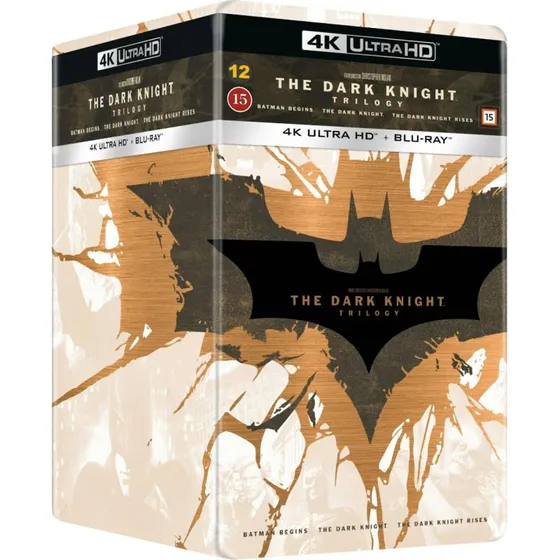The Dark Knight Trilogy - Limited Steelbook 3x4K UHD + 6 Blu-ray