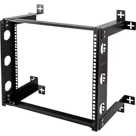 Deltaco 19-DTSR0509 9U Vægmonteret Rackpanel Sort