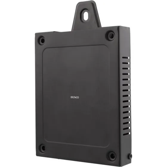 Deltaco Universal Anti-theft Media Box Mount, sort, stål
