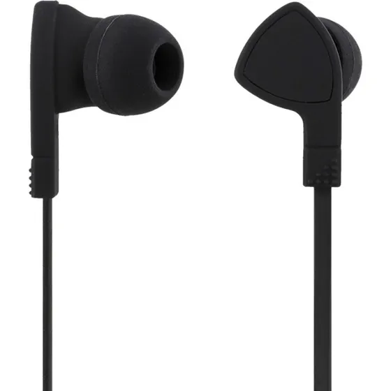 STREETZ HL-W102 In-ear høretelefon, sort, 3,5 mm, flad kabel