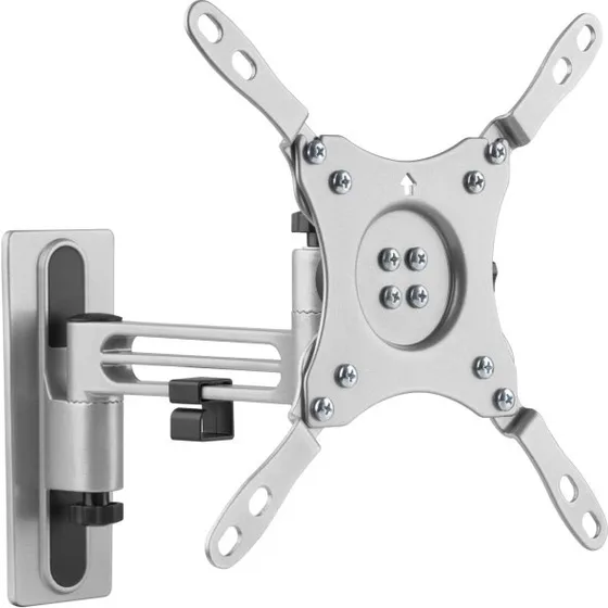 Deltaco ARM-0266 Wall Mount, 13"-43", Aluminium, Sort, Full-Motion