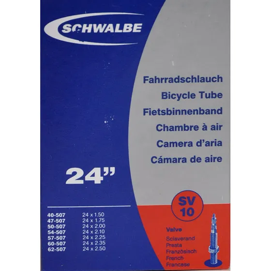 Schwalbe slange 24" 0,75–2,50 40 mm racerventil