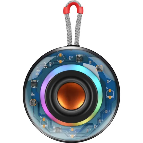 Streetz S110 Bluetooth Højttaler, 5W, Transparent med LED