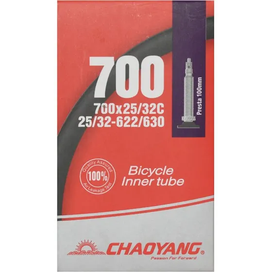 Chaoyang slange 700x25–32C med 100 mm racerventil