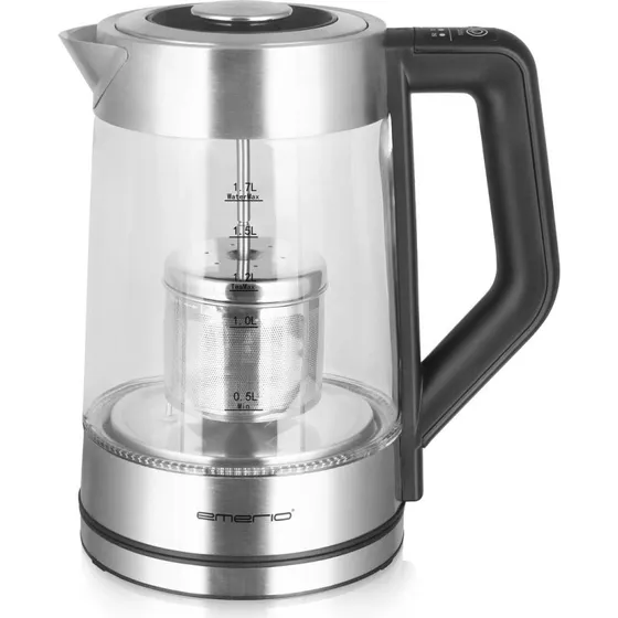 Emerio Elkedel 2200 W, 1,7 L, Glas, Temperaturindstilling