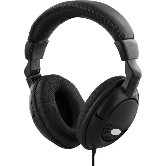 Deltaco HL-8 Over-Ear Hovedtelefoner, Sort, 2,2m Kabel
