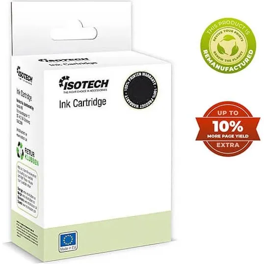 ISOTECH CB336EE 36 ml Sort Blækpatron (Alternativ til HP CB336EE)