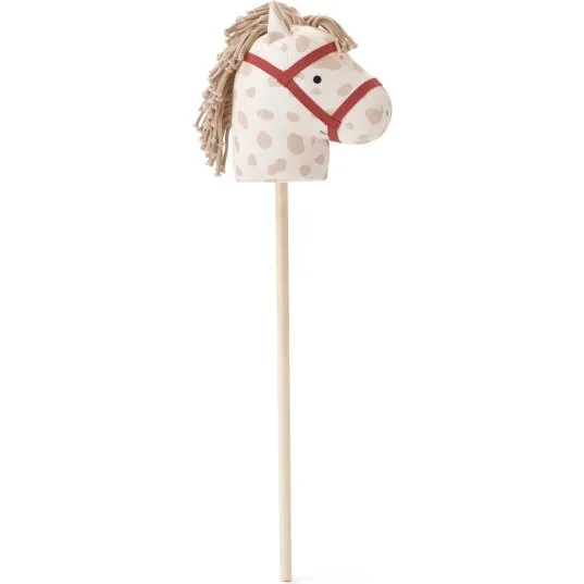 Kids Concept Dotty AIDEN Kæphest, Hvid med Pletter, 89 cm