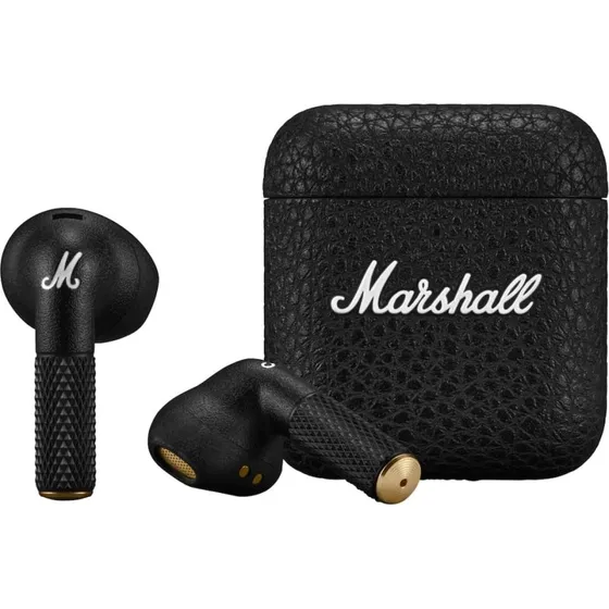 Marshall Minor IV Black - Trådløse In-Ear Hovedtelefoner