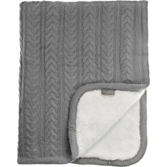 Vinter & Bloom Cuddly Dove Grey 100x80 cm