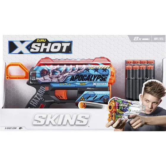 Zuru X-Shot Skins Flux blaster - 8 dartskumpile