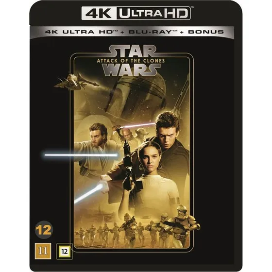 Star Wars: Attack of the Clones - 4K UHD + Blu-ray (Nordic)
