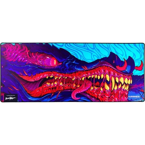 X-GAMER Dragon Fin Gaming Musemåtte 110x45 cm