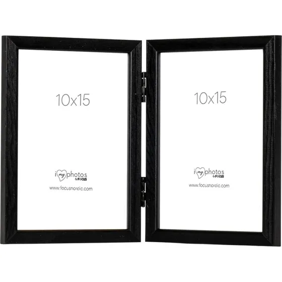 Focus Rock Billedramme Sort 10x15 cm Dobbelt