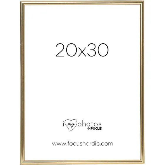 Focus Can-Can Billedramme 20x30cm Shiny Gold