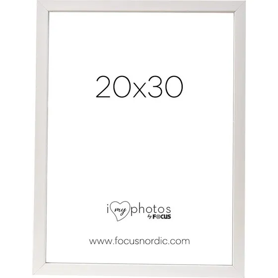 Focus Rock Hvid Billedramme 20x30 cm