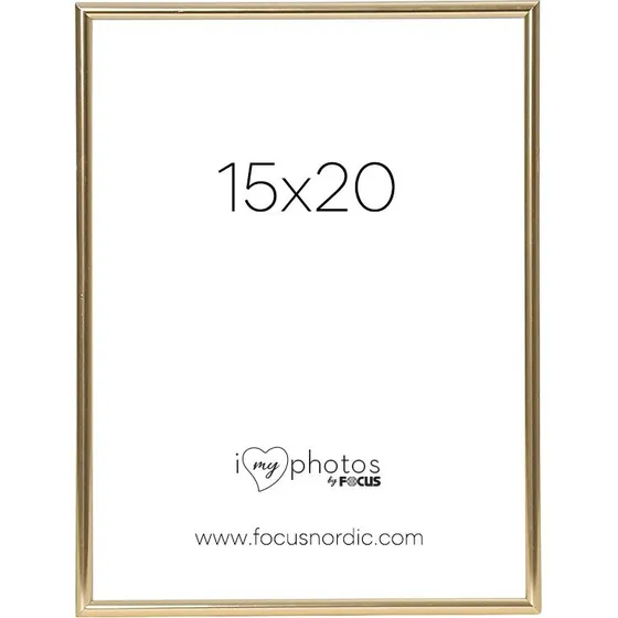 Focus Can-Can Billedramme 15x20cm Shiny Gold
