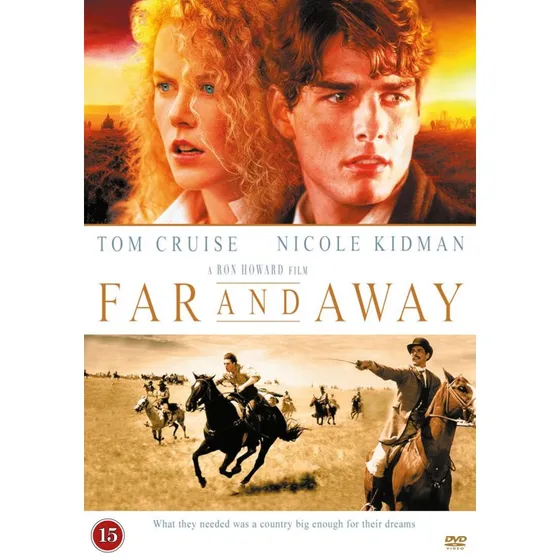 Far and Away - DVD med Tom Cruise og Nicole Kidman