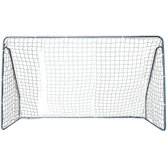 SportMe Fodboldmål 300x200x120 cm, gråt stål