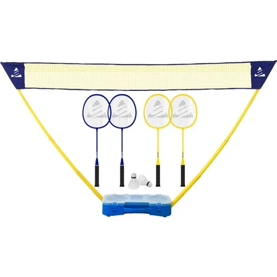 SportMe Easy Up Badmintonset med 4 racket og 2 boller