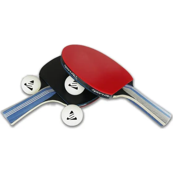 SportMe Bordtennis Sæt med 2 Bat, 3 Bolde og Stativer