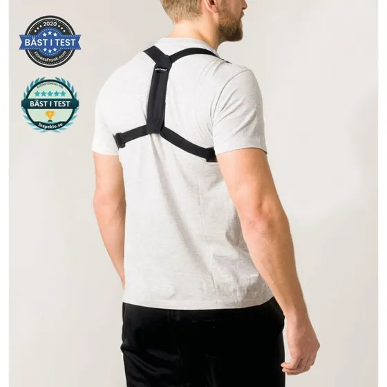 Swedish Posture Flexi One-Size Holdningskorrigerende Støtte Sort