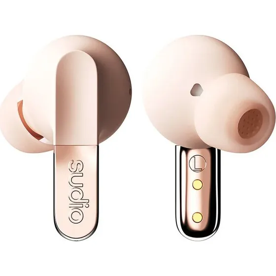 Sudio N3 Pro In-Ear Øretelefoner, Rosa Pink, Trådløse, med Aktiv Støjfjerning