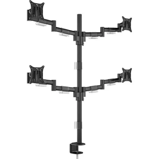 Multibrackets M VESA Deskmount Officeline Quad, 4 LCD-skærme, sort