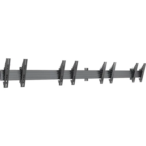 Multibrackets M Pro MBW4X1U – 4-skærm vægmontering, sort, 32"-50"
