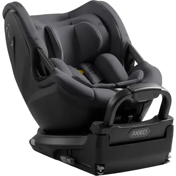 Axkid Spinkid 2 Autostol, Arctic Mist Grey, 40–105 cm, ISOFIX, 180° rotation