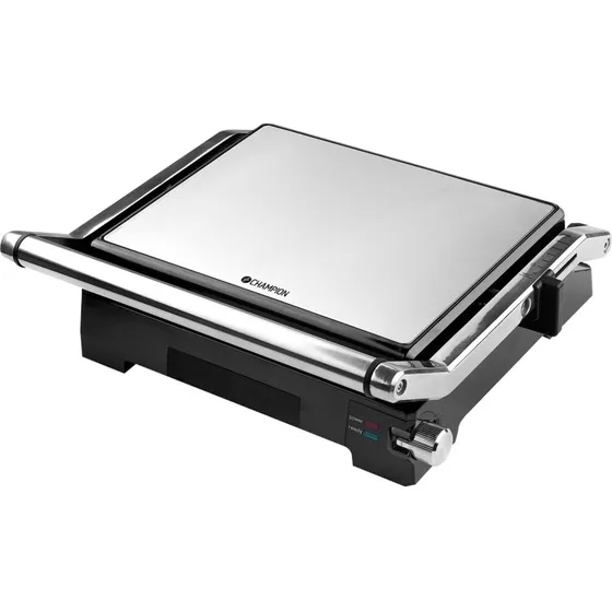 Champion Pro Paninigrill 2-in-1 med PG300, 2000W, rustfri