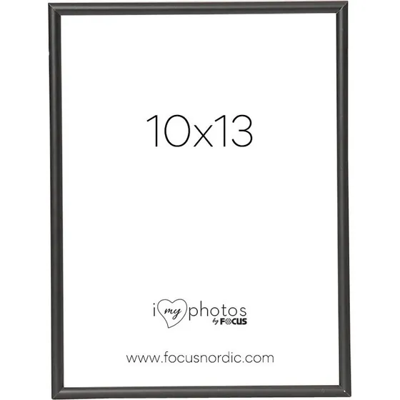 Focus Can-Can Billedramme 10x13cm Aluminium Sort