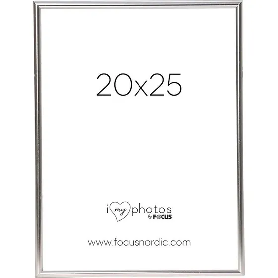 Focus Can-Can Billedramme 20x25cm Shiny Silver