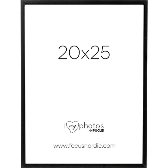 Focus Rock Billedramme, Sort, 20x25 cm