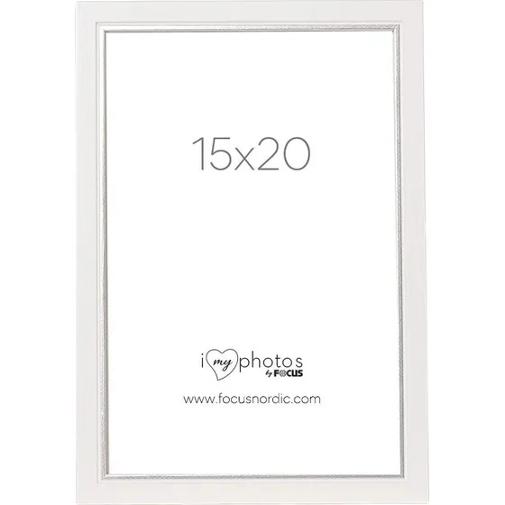 Focus Twist Billedramme 15x20 cm Hvid