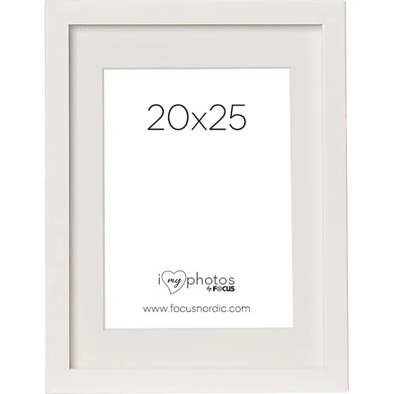 Focus Vivaldi Billedramme 20x25cm Hvid