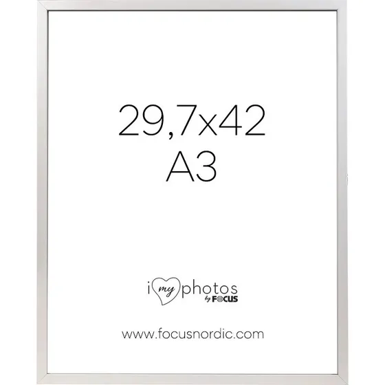 Focus Soul Billedramme, Hvid, A3 (29,7x42 cm)