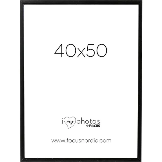 Focus Rock Billedramme, Sort, 40x50 cm