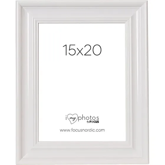 Focus Charleston Billedramme 15x20cm Hvid