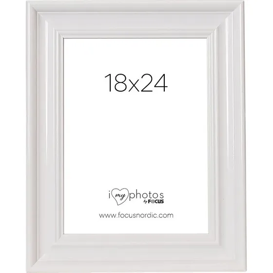 Focus Charleston Billedramme 18x24cm Hvid