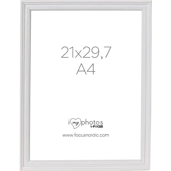 Focus Verona Billedramme 21x29.7 cm Hvid