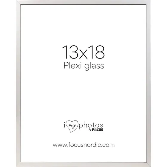 Focus Soul Billedramme, Hvid, 13x18 cm
