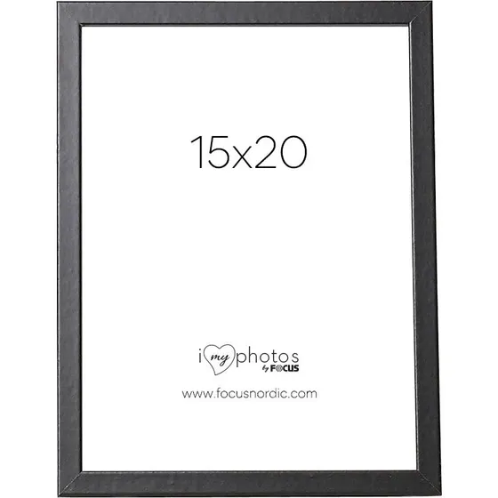 Focus Pop Billedramme 15x20cm, Sort